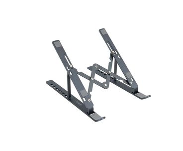 SOPORTE ELEVADOR PARA PORTATILES/TABLETS/LIBROS GRIS TOOQ