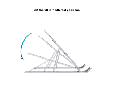 SOPORTE ELEVADOR PARA PORTATILES/TABLETS/LIBROS PLATA TOOQ