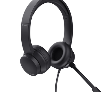 AURICULAR AYDA USB NEGRO TRUST